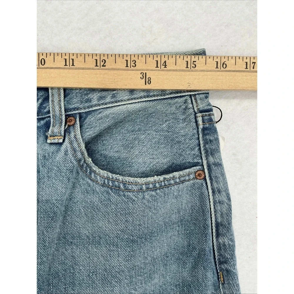Aritzia Denim Forum '90s Nina Hi Rise Maxi Denim Skirt Size 29 Blue Pencil
